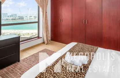 Apartment - 3 Bedrooms - 4 Bathrooms for rent in Rimal 6 - Rimal - Jumeirah Beach Residence - Dubai