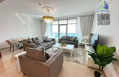Apartment - 1 Bedroom - 2 Bathrooms for rent in Ajman Corniche Residences - Ajman Corniche Road - Ajman