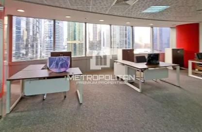 Office Space - Studio - 1 Bathroom for rent in Gold Tower (Au Tower) - Lake Almas East - Jumeirah Lake Towers - Dubai