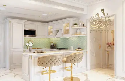 Kitchen image for: Apartment - 1 Bedroom - 2 Bathrooms for sale in Vincitore Aqua Dimore - Dubai Science Park - Dubai, Image 1