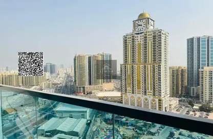 شقة - غرفة نوم - 2 حمامات للبيع في برج كونكر - شارع الشيخ مكتوم بن راشد - عجمان