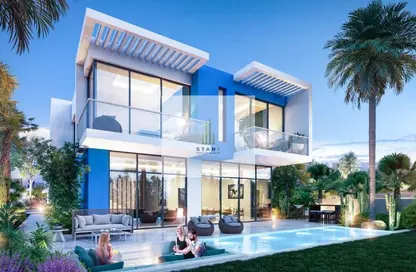Outdoor House image for: Villa - 6 Bedrooms - 7 Bathrooms for sale in Santorini - Damac Lagoons - Dubai, Image 1