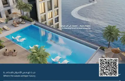 شقة - 2 غرف نوم - 3 حمامات للبيع في طريق كورنيش عجمان - عجمان