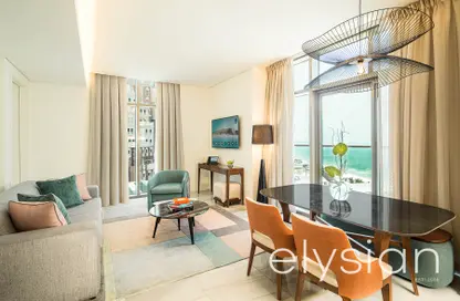 Living / Dining Room image for: Apartment - 1 Bedroom - 1 Bathroom for rent in The 8 - The Crescent - Palm Jumeirah - Dubai, Image 1