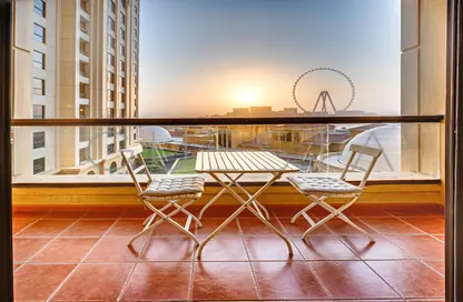 Apartment - Studio - 1 Bathroom for rent in Rimal 3 - Rimal - Jumeirah Beach Residence - Dubai
