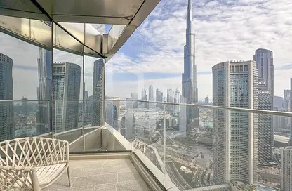 شقة - 5 غرف نوم - 6 حمامات للايجار في 1 فندق العنوان-سكاي فيو - أبراج العنوان سكاي فيو - دبي وسط المدينة - دبي