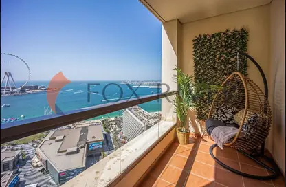 Apartment - 2 Bedrooms - 3 Bathrooms for rent in Rimal 2 - Rimal - Jumeirah Beach Residence - Dubai