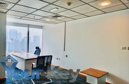Office Space - Studio - 1 Bathroom for rent in The Binary Tower - Business Bay - Dubai