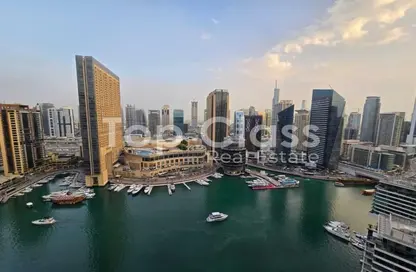 شقة - غرفة نوم - 2 حمامات للايجار في باي سنترال غرب - باي سنترال - دبي مارينا - دبي