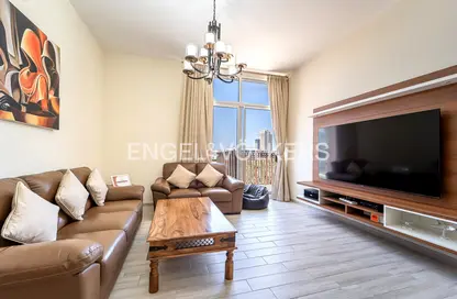 Living Room image for: Apartment - 2 Bedrooms - 3 Bathrooms for sale in Belgravia 1 - Belgravia - Jumeirah Village Circle - Dubai, Image 1