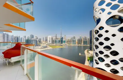 Terrace image for: Apartment - 2 Bedrooms - 2 Bathrooms for sale in Millennium Binghatti Residences - Business Bay - Dubai, Image 1