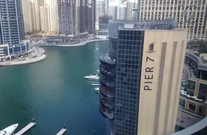 Apartment - 1 Bedroom - 2 Bathrooms for rent in Silverene Tower B - Silverene - Dubai Marina - Dubai