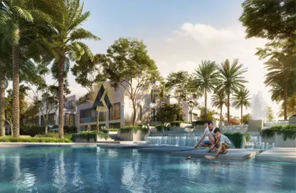 صورة لـ حوض سباحة فيلا - 5 غرف نوم - 6 حمامات للبيع في الواحة من إعمار - دبي ، صورة رقم 1