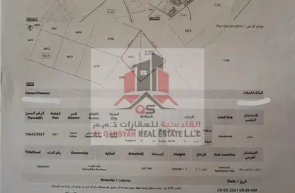Land - Studio for sale in Al Zaheya Gardens - Al Zahya - Ajman