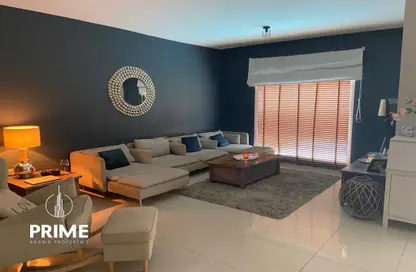 Living Room image for: Villa - 5 Bedrooms - 6 Bathrooms for rent in Mediterranean Style - Al Reef Villas - Al Reef - Abu Dhabi, Image 1