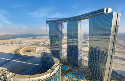 Apartment - 1 Bedroom - 2 Bathrooms for rent in The Gate Tower 3 - Shams Abu Dhabi - Al Reem Island - Abu Dhabi