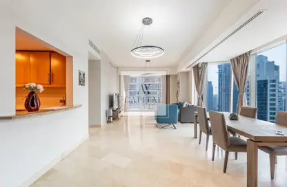 Apartment - 2 Bedrooms - 3 Bathrooms for rent in Trident Grand Residence - Dubai Marina - Dubai