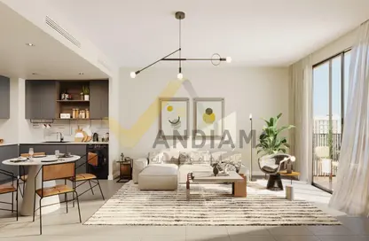Living / Dining Room image for: Apartment - 3 Bedrooms - 2 Bathrooms for sale in Reeman Living - Al Shamkha - Abu Dhabi, Image 1