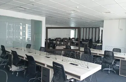 Office Space - Studio - 2 Bathrooms for rent in The Binary Tower - Business Bay - Dubai