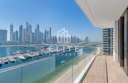 Apartment - 3 Bedrooms - 4 Bathrooms for rent in Palace Beach Residence - EMAAR Beachfront - Dubai Harbour - Dubai