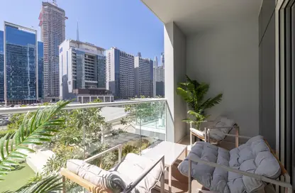 Apartment - 1 Bathroom for rent in Vera Residences - Business Bay - Dubai