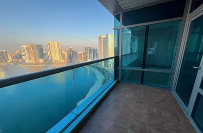 Apartment - 2 Bedrooms - 2 Bathrooms for rent in Danat Al Khan Tower - Al Khan Lagoon - Al Khan - Sharjah