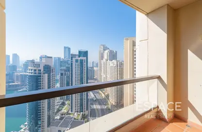 Apartment - 3 Bedrooms - 4 Bathrooms for rent in Rimal 5 - Rimal - Jumeirah Beach Residence - Dubai