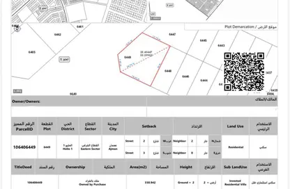 Land - Studio for sale in Al Helio 1 - Al Helio - Ajman