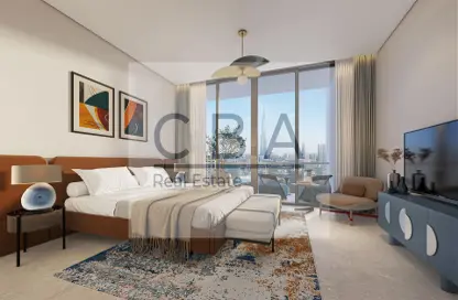 Room / Bedroom image for: Apartment - 1 Bedroom - 1 Bathroom for sale in Design Quarter Tower C - Design Quarter - Dubai Design District - Dubai, Image 1