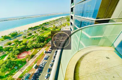 Balcony image for: Apartment - 3 Bedrooms - 4 Bathrooms for rent in Wave tower - Corniche Road - Abu Dhabi, Image 1