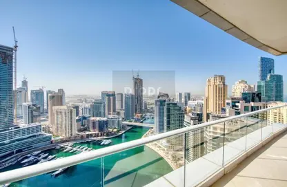 Apartment - 2 Bedrooms - 2 Bathrooms for rent in Paloma Tower - Marina Promenade - Dubai Marina - Dubai