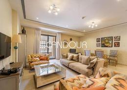 Living / Dining Room image for: Apartment - 1 bedroom - 2 bathrooms for rent in Rimal 4 - Rimal - Jumeirah Beach Residence - Dubai, Image 1