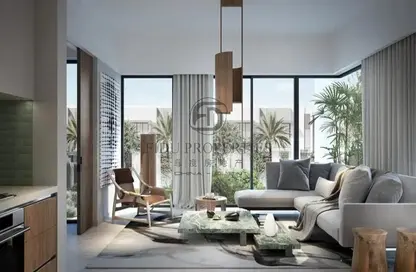 Living Room image for: Townhouse - 3 Bedrooms - 4 Bathrooms for sale in Maha Townhouses - Town Square - Dubai, Image 1
