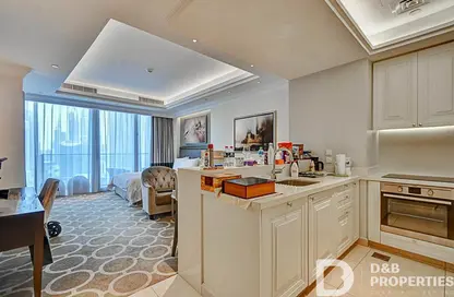 Kitchen image for: Apartment - 1 Bathroom for sale in Kempinski BLVD - Downtown Dubai - Dubai, Image 1