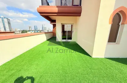 Apartment - 2 Bedrooms - 3 Bathrooms for rent in Spanish Tower - Dubai Sports City - Dubai