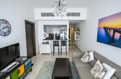 Apartment - 1 Bedroom for rent in Silverene Tower B - Silverene - Dubai Marina - Dubai