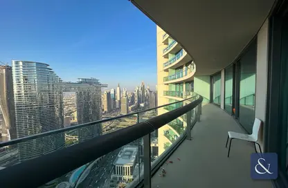 Balcony image for: Apartment - 2 Bedrooms - 2 Bathrooms for rent in Burj Vista 1 - Burj Vista - Downtown Dubai - Dubai, Image 1