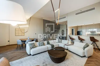 Living / Dining Room image for: Villa - 2 Bedrooms - 3 Bathrooms for rent in Dubai Marina Moon - Dubai Marina - Dubai, Image 1