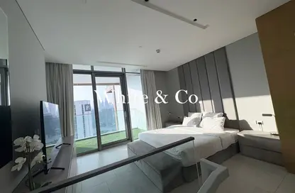 دوبلكس - غرفة نوم - 2 حمامات للايجار في فندق ومساكن إس إل إس دبي - الخليج التجاري - دبي