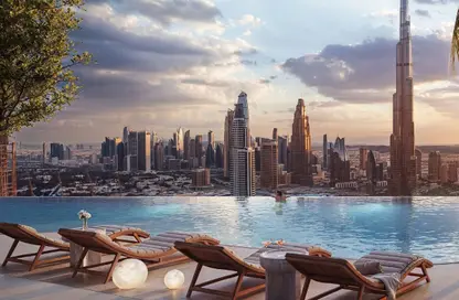 Apartment - 3 Bedrooms - 4 Bathrooms for sale in Tiger Sky Tower - Business Bay - Dubai