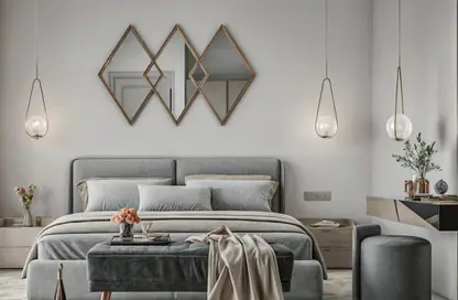 Apartment - 1 Bedroom - 2 Bathrooms for sale in Butterfly Towers - Arjan - Dubai