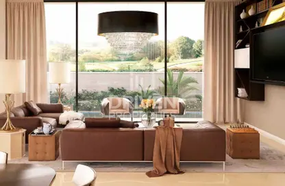 Living Room image for: Townhouse - 3 Bedrooms - 3 Bathrooms for sale in Victoria 2 - Damac Hills 2 - Dubai, Image 1