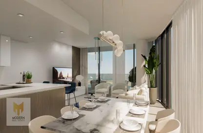 Living / Dining Room image for: Apartment - 2 Bedrooms - 3 Bathrooms for sale in Dynasty Tower - Al Reem Island - Abu Dhabi, Image 1