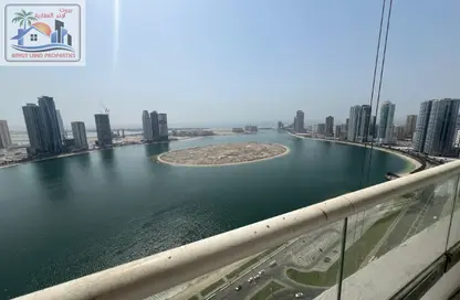 Apartment - 2 Bedrooms - 3 Bathrooms for rent in Al Khan Lagoon Tower - Al Khan Lagoon - Al Khan - Sharjah