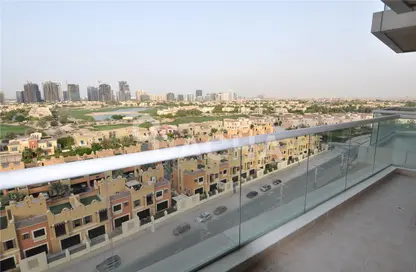 Balcony image for: Apartment - 2 Bedrooms - 3 Bathrooms for sale in Golf View Residence - Dubai Sports City - Dubai, Image 1