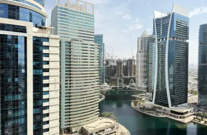 شقة - غرفة نوم - 2 حمامات للايجار في ابراج جرين ليك - (JLT) مجمع S - أبراج بحيرة الجميرا - دبي