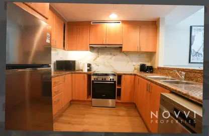 Apartment - 1 Bedroom - 2 Bathrooms for rent in Al Mesk Tower - Emaar 6 Towers - Dubai Marina - Dubai