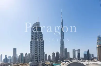 شقة - غرفة نوم - 2 حمامات للايجار في فندق ادريس فاونتن فيوز - العنوان رزيدنس فاونتن فيوز - دبي وسط المدينة - دبي