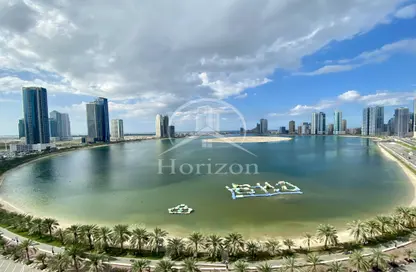 Water View image for: Apartment - 2 Bedrooms - 2 Bathrooms for rent in Danat Al Khan Tower - Al Khan Lagoon - Al Khan - Sharjah, Image 1