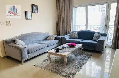 Living Room image for: Apartment - 1 Bedroom - 2 Bathrooms for rent in Al Taawun Street - Al Taawun - Sharjah, Image 1